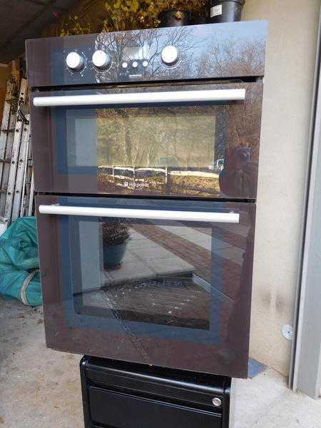 Hotpoint built in double oven.