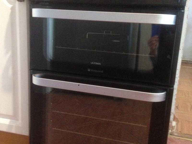 Hotpoint Ultima HUD61K S Freestanding Cooker - BLACK