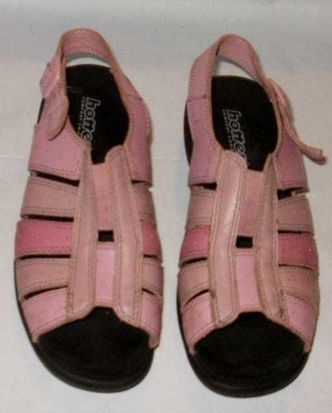 Hotter Sandals pink leather size 6 39