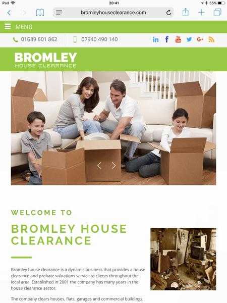 House clearance and Rubbish clearance in Bromley