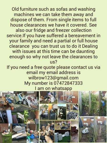 House clearance service in the Wolverhampton