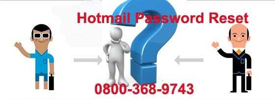 How to Get Online Hotmail Password Reset Helpline