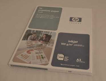 HP 100g Premium Paper Matt A3 Paper C1856A