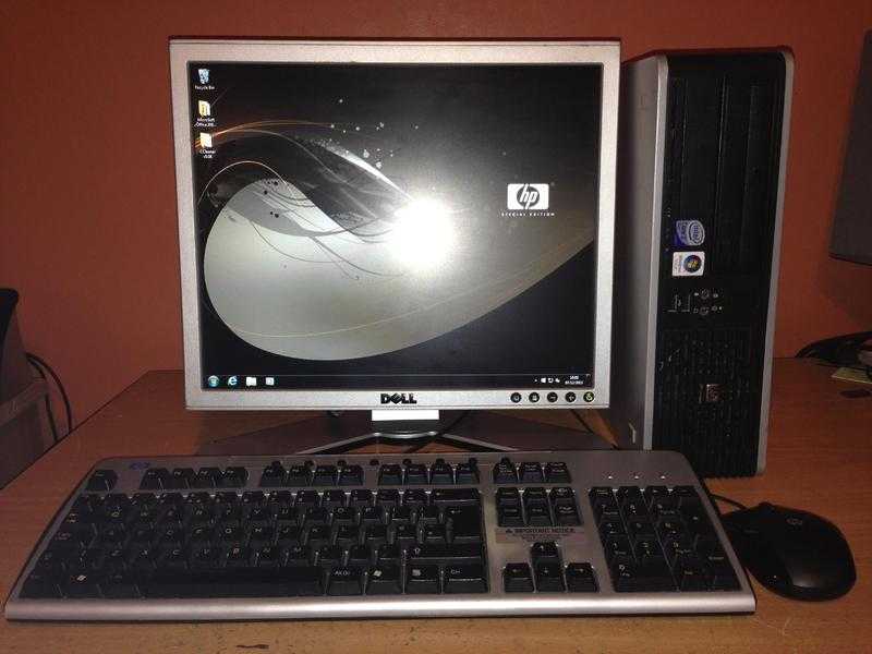 HP Compaq DC7800 QuadCore Windows 7 PC