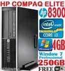 HP Compaq Elite 8300 SFF PC Intel 3rd Gen i3-3220 3.30GHz, 4GB Ram, 250GB HDD