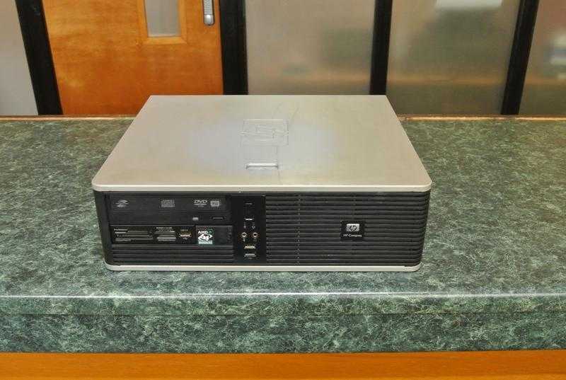 HP DC7800P DESKTOP COMPUTER  2.67 GHz CORE 2 DUO E6750  250 GB HARD DISK  2 GB RAM  WIN 7