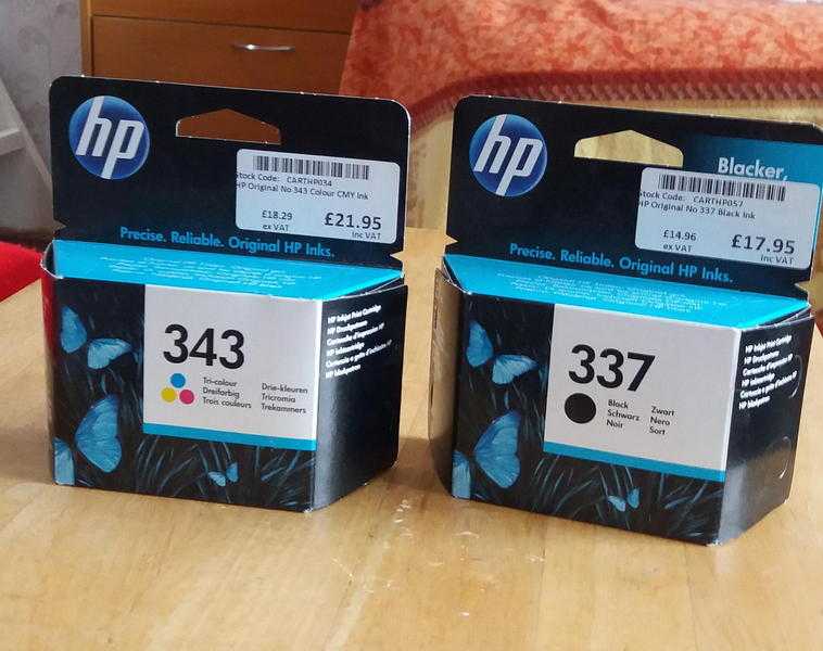 HP printer inks