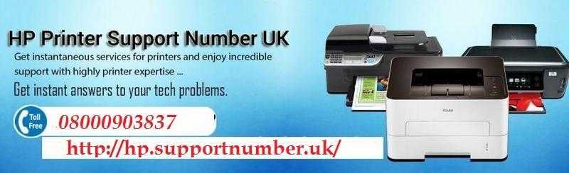 HP printer support UK number