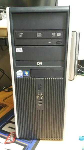 HP Quad Core Tower - 4GB Ram - GeForce HDMI GFX - Windows 7 - Office