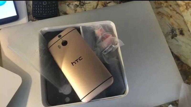 HTC One M8 - 16GB - Amber Gold (Unlocked) Smartphone