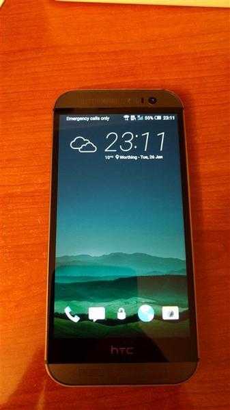 HTC One M8 16Gb Gunmetal Grey - Unlocked - Android 6.0 (Marshmellow)