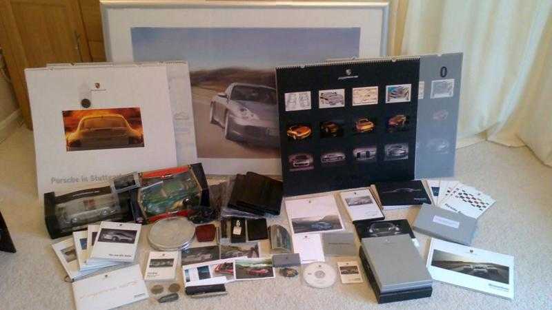 Huge Lot of Genuine Porsche Memorabilia