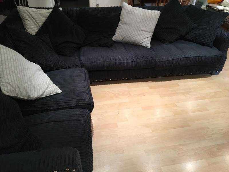 Huge Navy 6 seater corner sofa