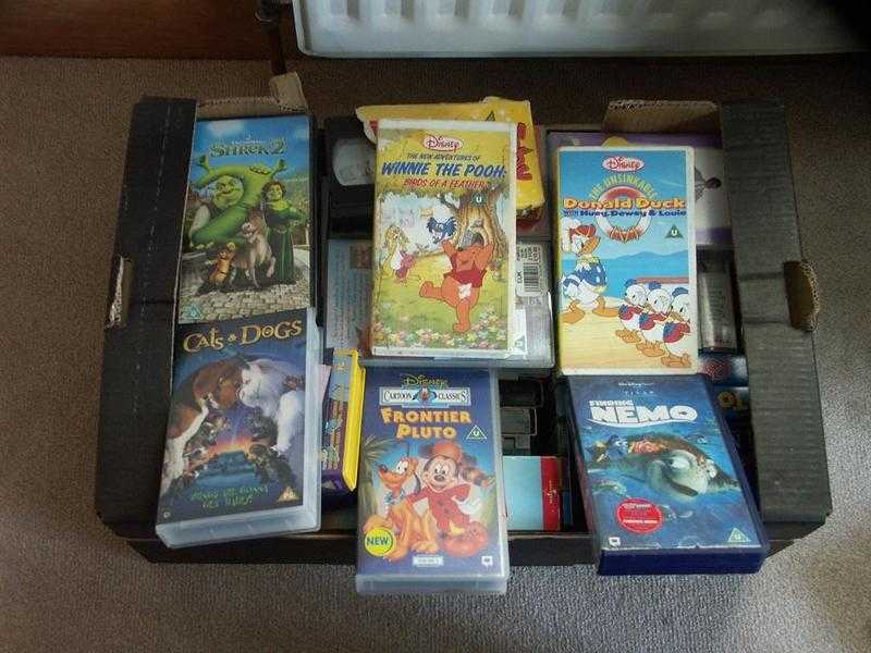 HUGH COLLECTION OF CHILDREN VHS TAPES