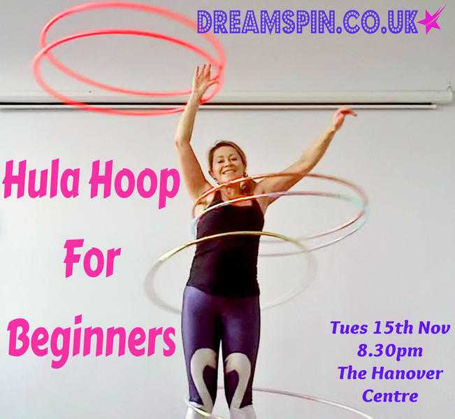 Hula Hoop Beginners - 5 week course starting 15th November 8.30pm