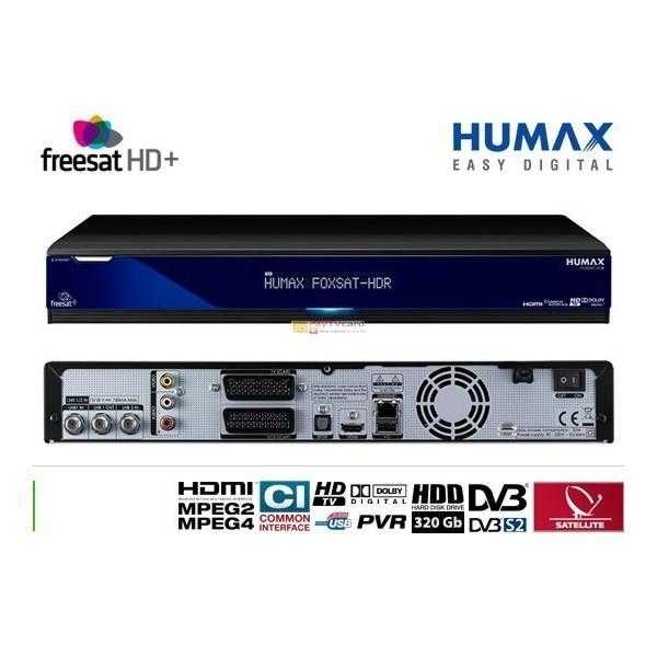 Humax FOXSAT-HDR Freesat Box 320GB HD Twin Tuner Recorder