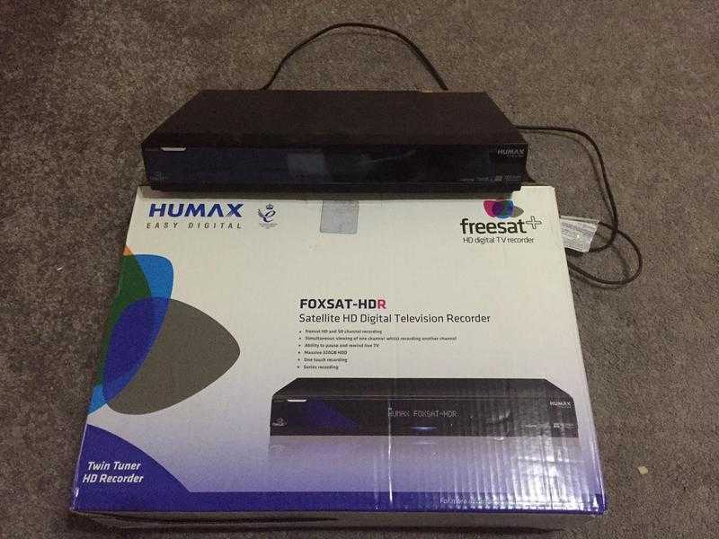 Humax Foxsat-HDR PVR Freesat Recorder Black 1TB