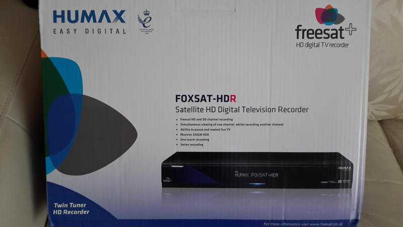 humax freesat HD reciever twin channel recorder