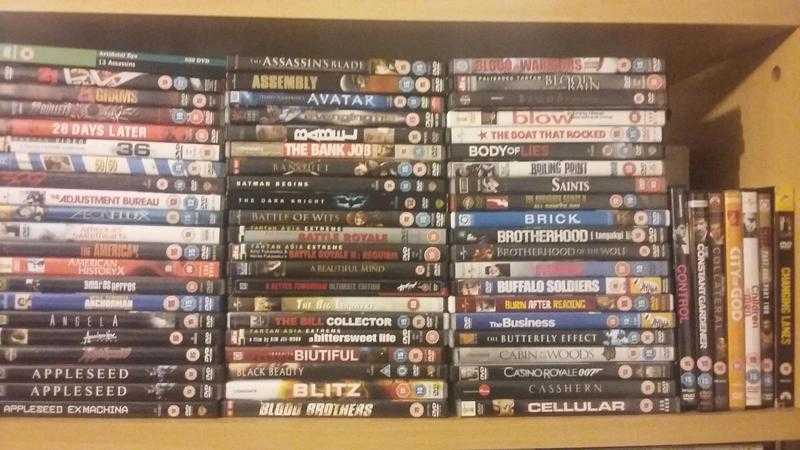 HUUUUUGE dvd collection-to sell URGENTLY... 57p each