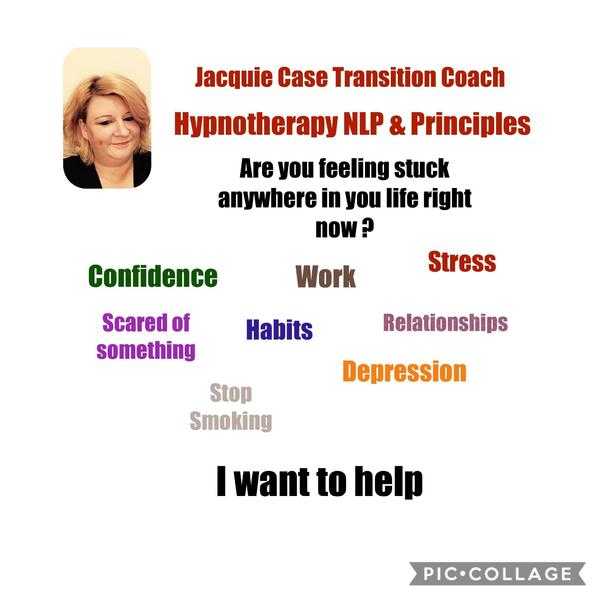 Hypnotherapy NLP with Jacquie Case Transition Coach