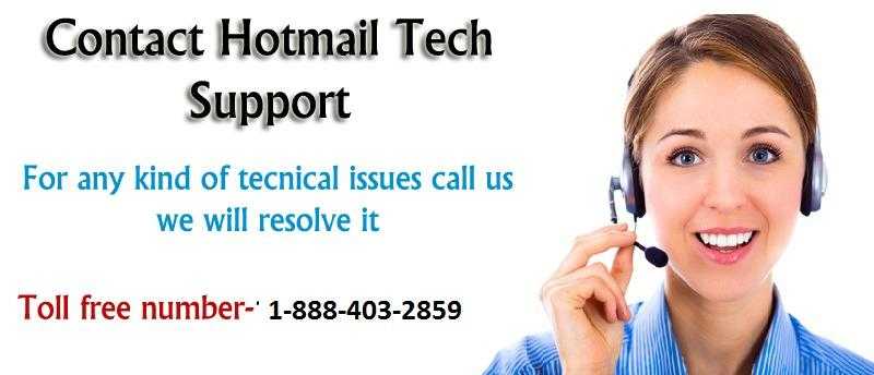 I am not receiving email from hotmail technical support.  1-888-403-2859