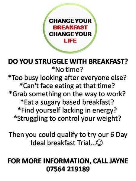 I Changed my Breakfast It Changed my Life.