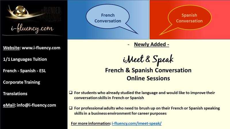i-Fluency Newly Added Option iMeet amp Speak