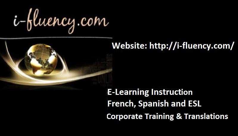 i-Fluency, One to One Languages tutoring sessions - Learn French, Spanish or ESL with a highly quali