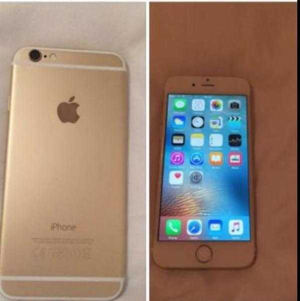 I phone 6 in gold 16gb on Ee boxed and accessories