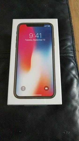 I phone x brand new in sealed box