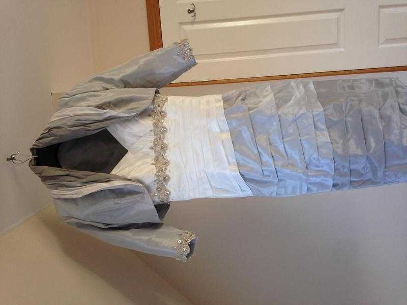 Ian Stuart mother of bridegroom tailored dress and jacket grey tones size 10