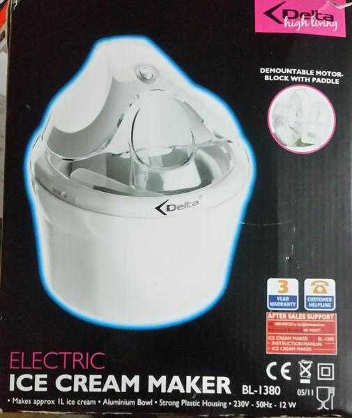 Ice cream  frozen yogurt maker 1 Litre