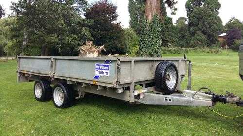 IFOR WILLIAMS TRAILER IVOR WILLIAMS TRAILOR RECOVERY FLAT BED TRAILER 12X6 INC RAMPS PLANT FARM QUAD