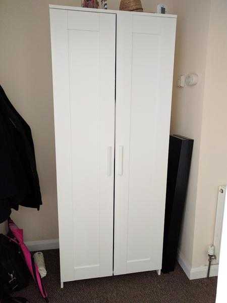 IKEA 2 Doors Wardrobes for Hanging Clothes - Used it for 1 year