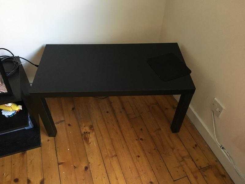 IKEA Black Wood Grain CoffeeSide Table