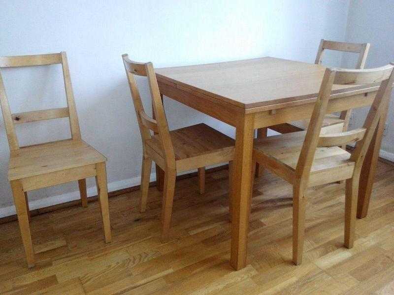 Ikea dining table and chairs for sale