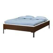 Ikea Engan double bed dark brown