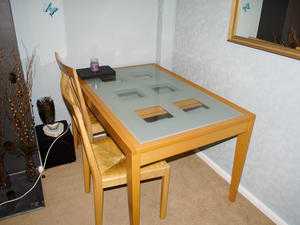 IKEA Glass Top Dining Table