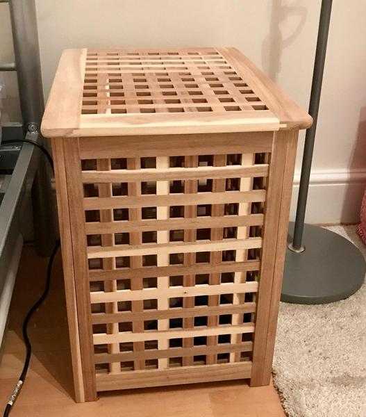 Ikea HOL bedside table with storage - like new condition