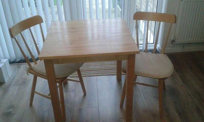 Ikea kitchen table amp 2 chairs