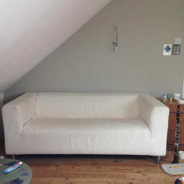 IKEA KLIPPAN SOFA IN CREAM