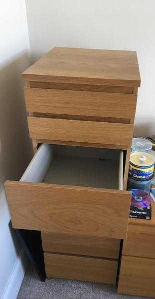 Ikea Malm tall chest of drawers amp mirror