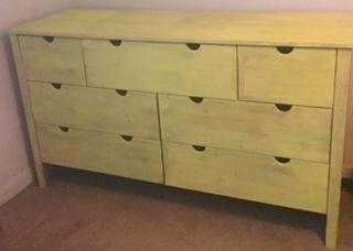 Ikea pine chest of drawers