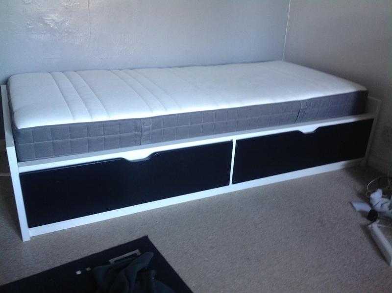 IKEA single bed and mattress