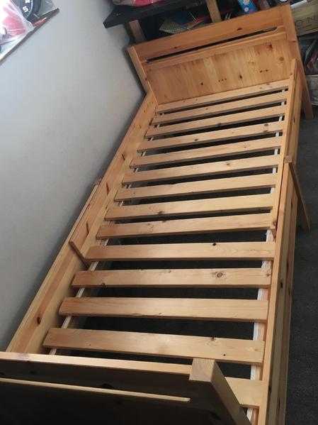 Ikea Trofast Single wooden bed