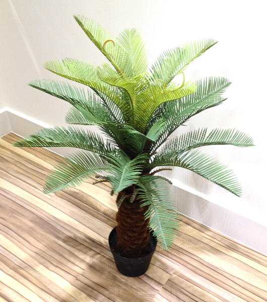IMITATION OUTDOOR OR INDOOR PALM TREE PLANT.