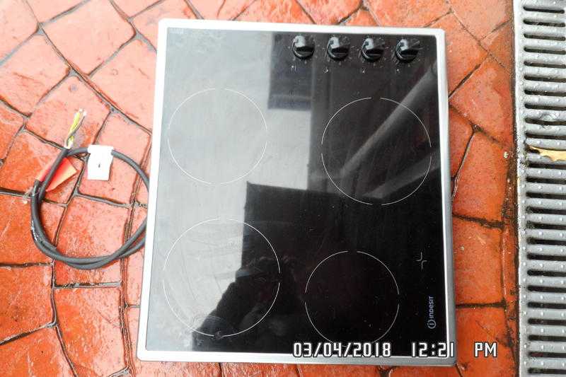 Indesit ceramic hob. As new