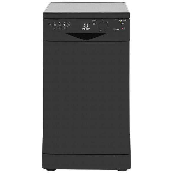 Indesit DSR15BK Slimline Dishwasher - Black