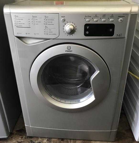 Indesit silver 7  5KG washer dryer free delivery