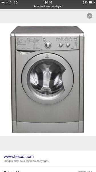 Indesit washer dryer  washer dryer 65kg